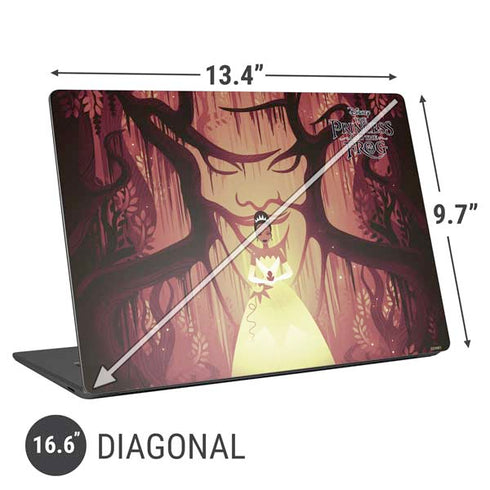 Disney Princess and The Frog Tiana and Dr. Facilier Universal Laptop 16.6in (13.4 x 9.7in) Skin